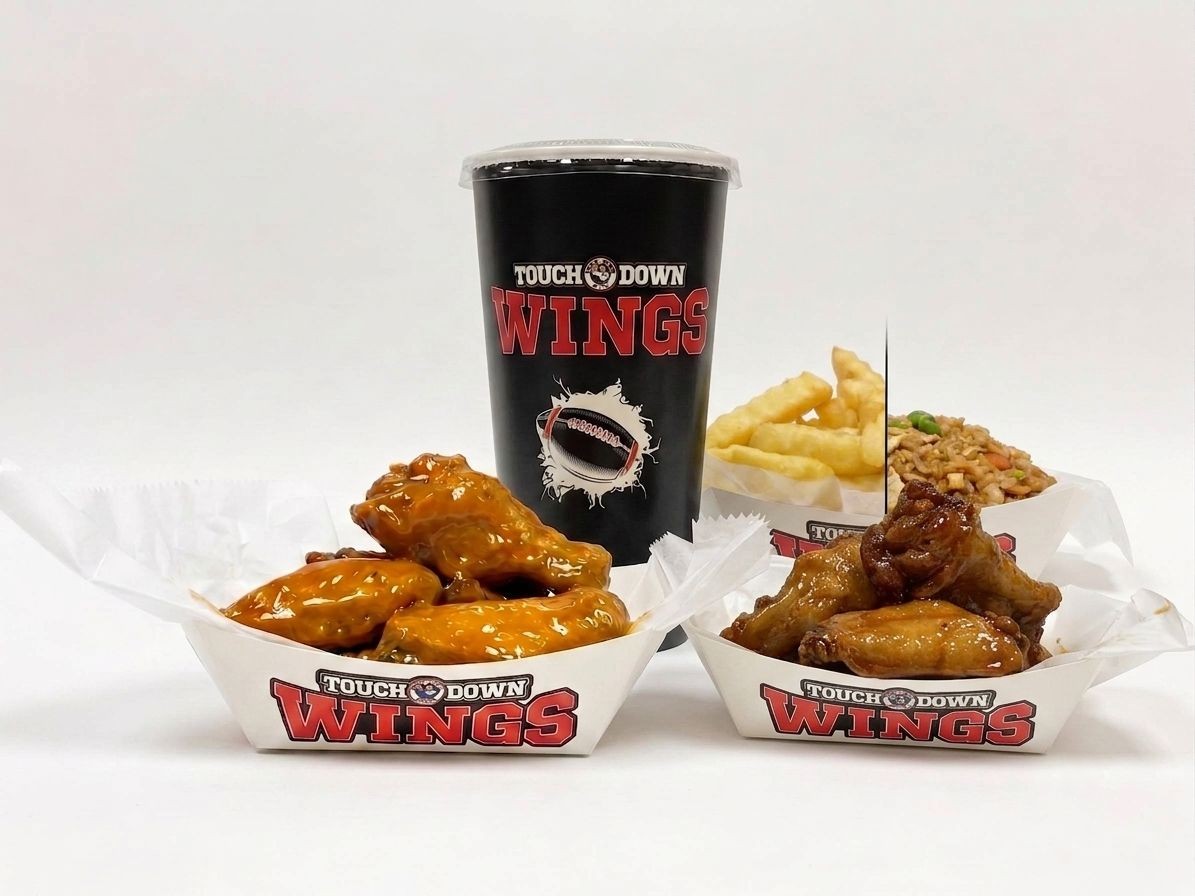 10 pc combo with wings, fries and drink