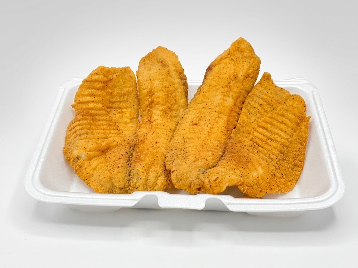 Fried tilapia plate